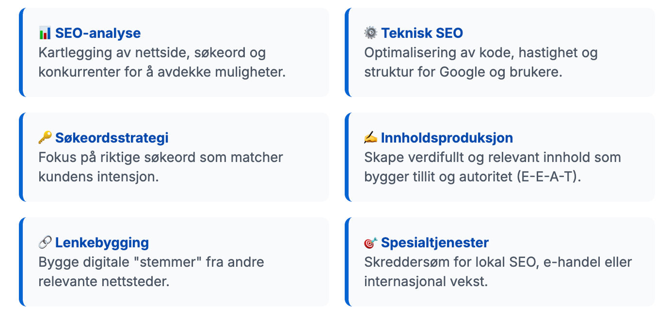 Viktige SEO punkter 1